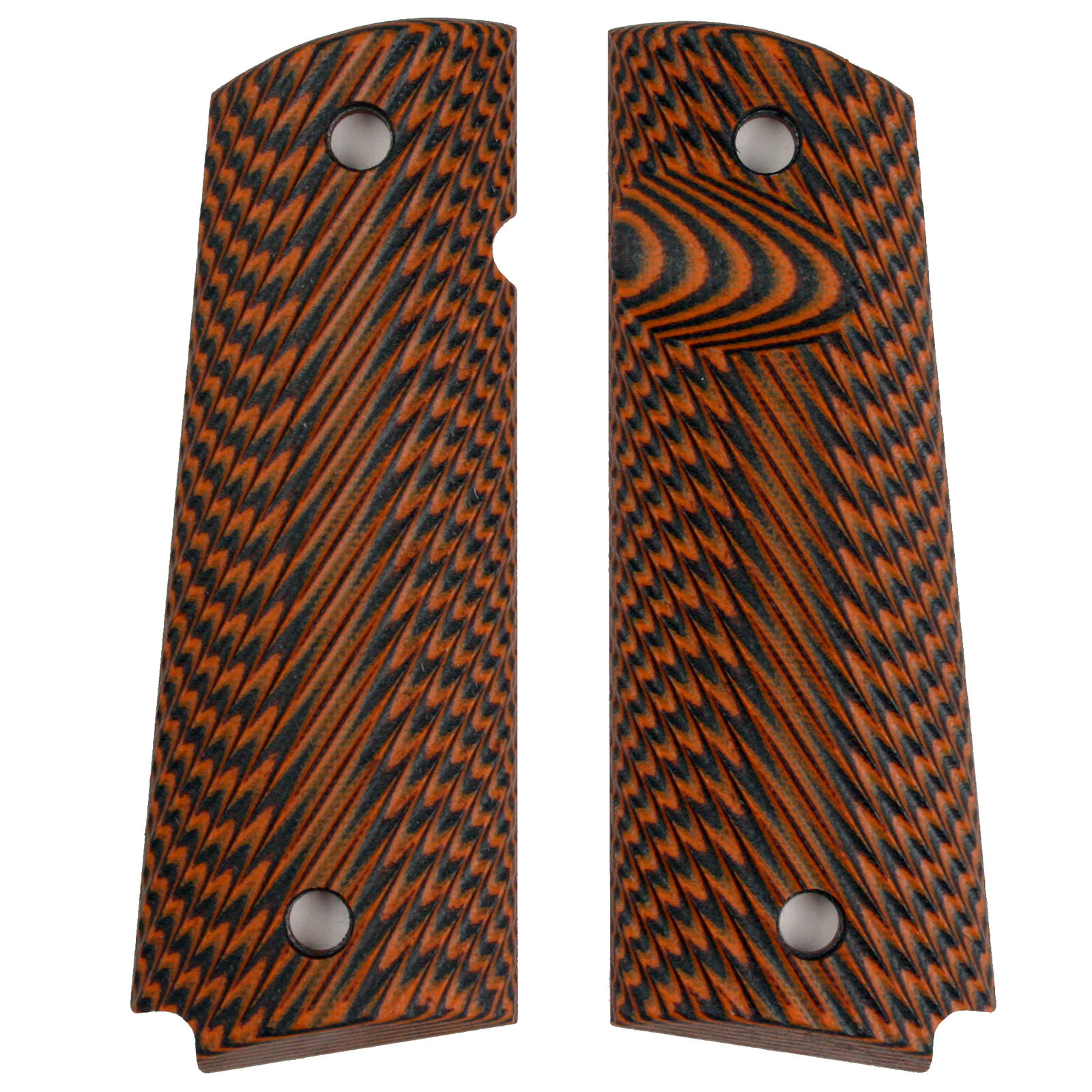 Orange Black Cross Hatch