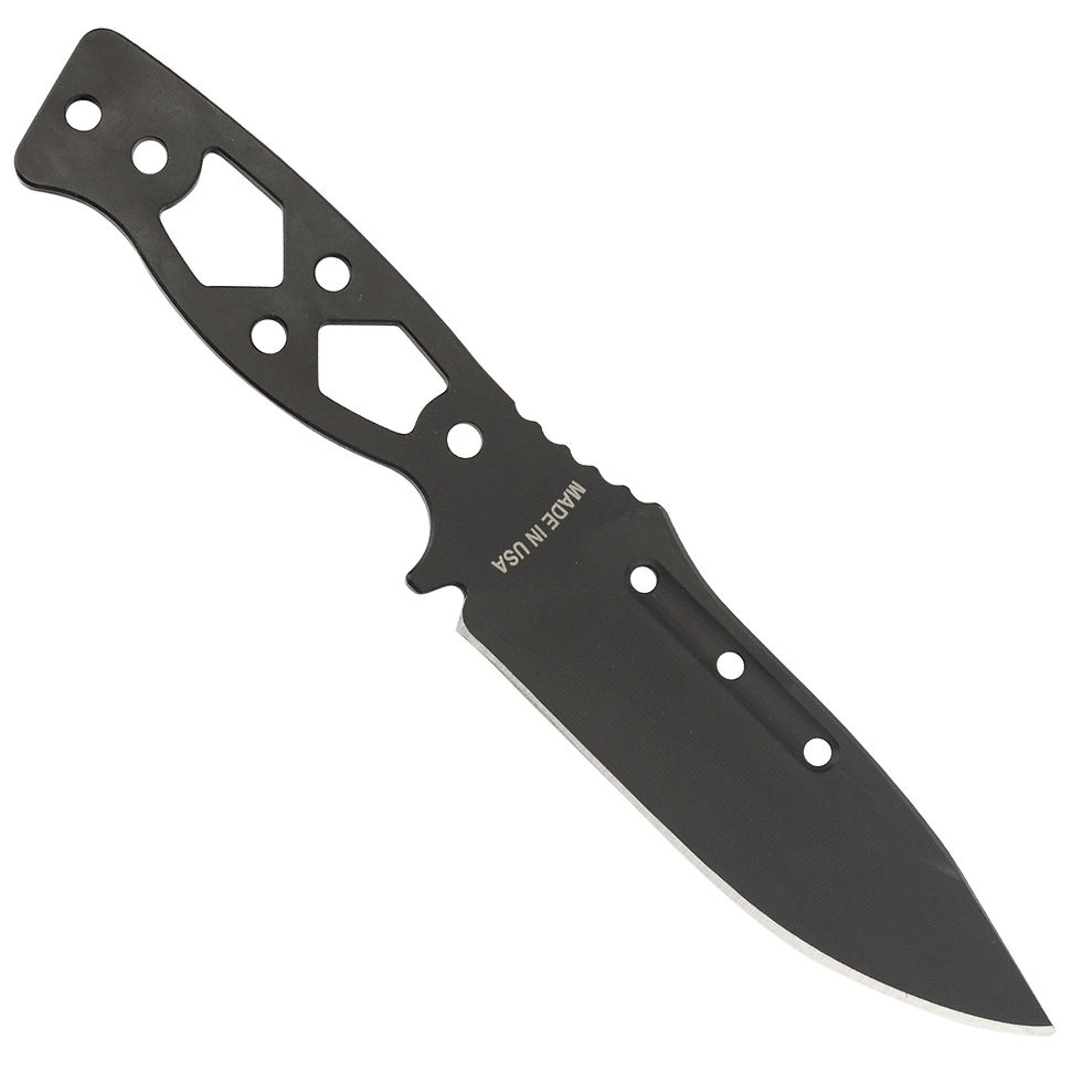 Thumbnail: 5" Fixed Blade Cerakote Tactical Field Grade Knife (Black)