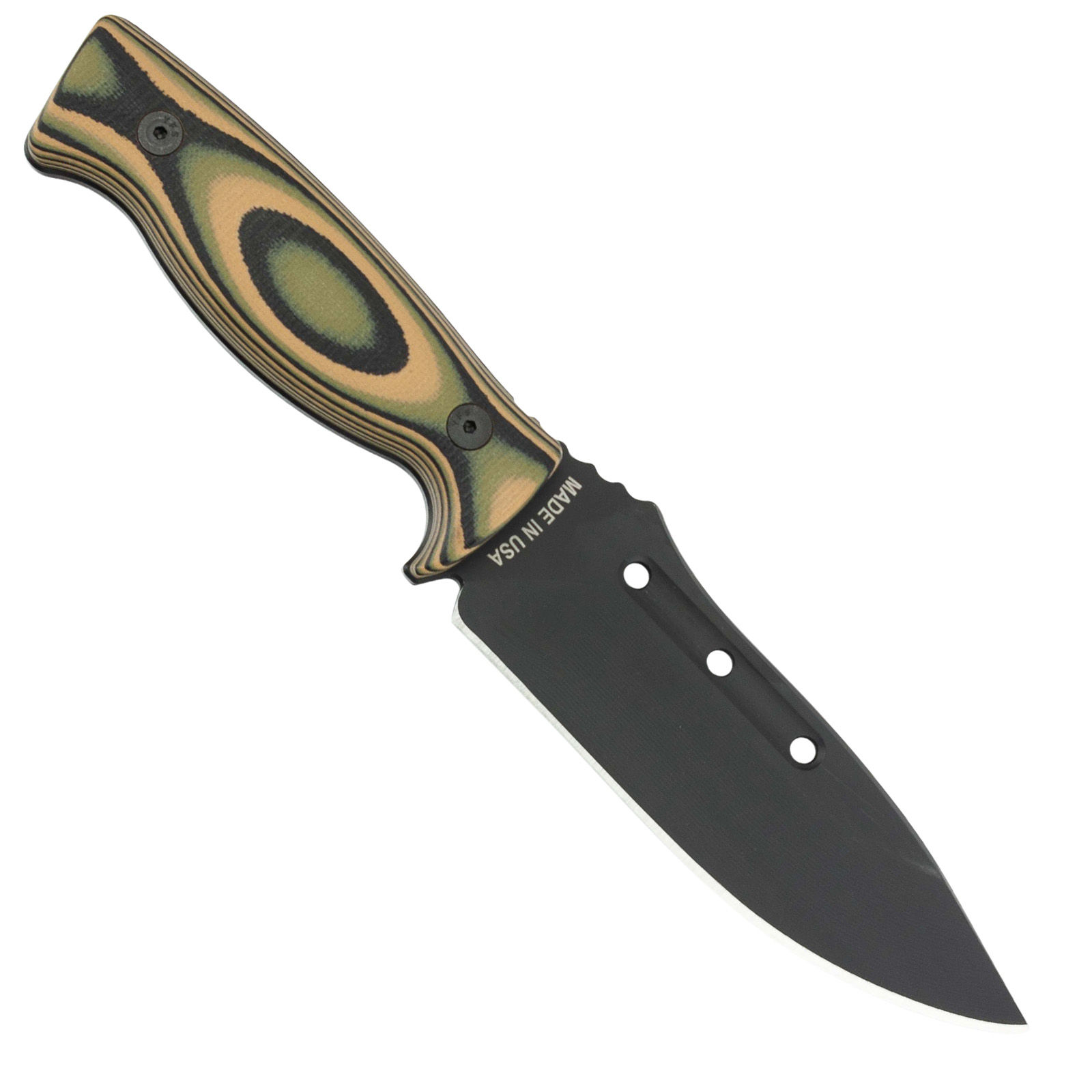 5" Fixed Blade Cerakote Field Grade Knife (Mil Spec Camo)