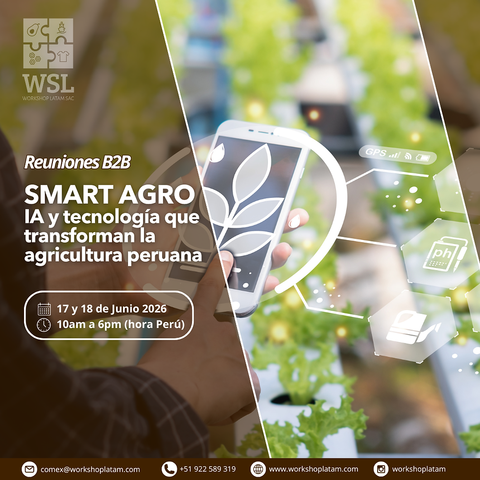 SMART AGRO: IA y tecnología que transforman la agricultura peruana - Reuniones B2B