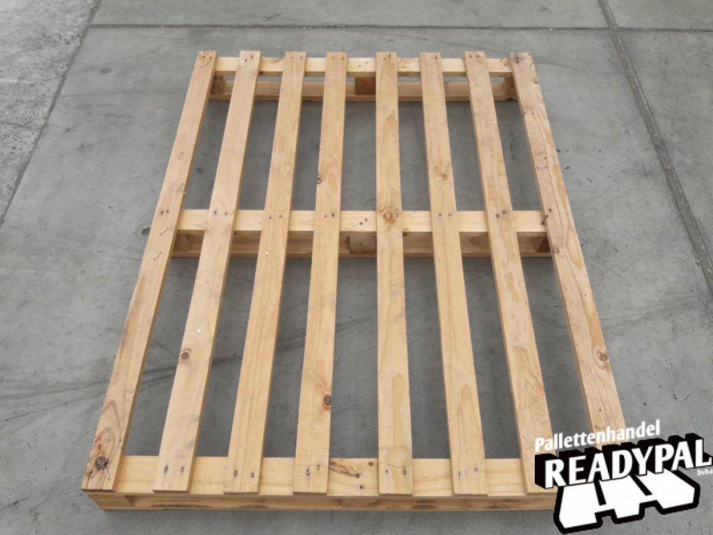 Palette bloc 1000×1400/1100×1400 3 lattes inférieures longues/courtes neuf