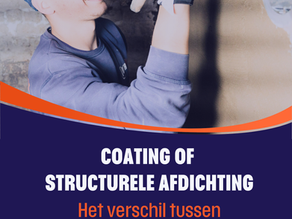 Coating of structurele afdichting? Het verschil tussen tijdelijk en duurzaam vochtvrij