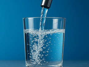 Water in een glas