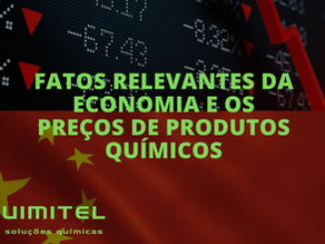 Dados mais fracos da economia chinesa podem afetar os preços de produtos químicos no Brasil