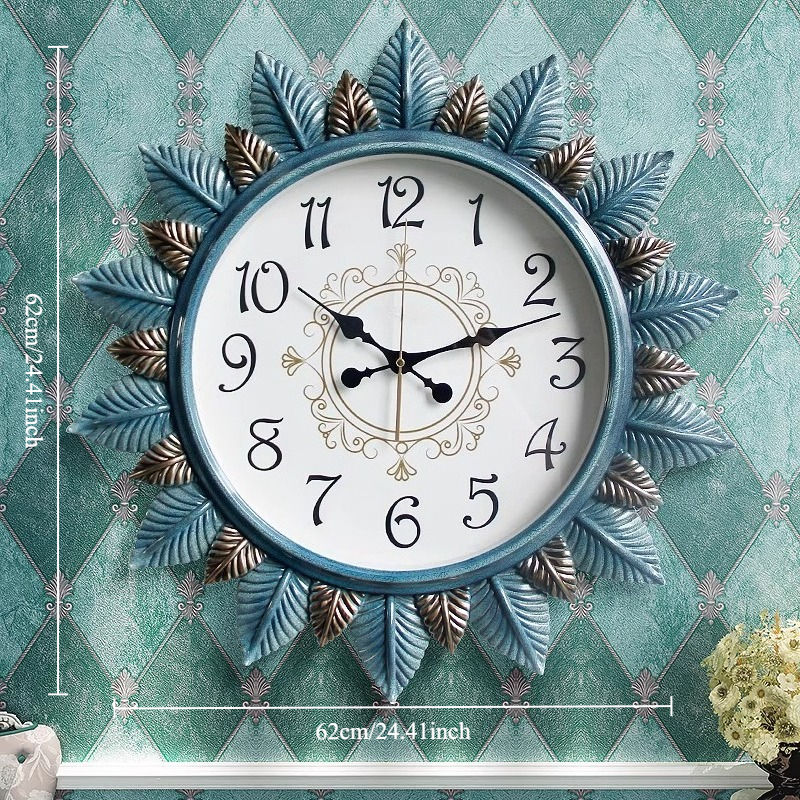 Thumbnail: American Style Wall Clock Living Room Home Decor Creative Clock Modern Minimalis