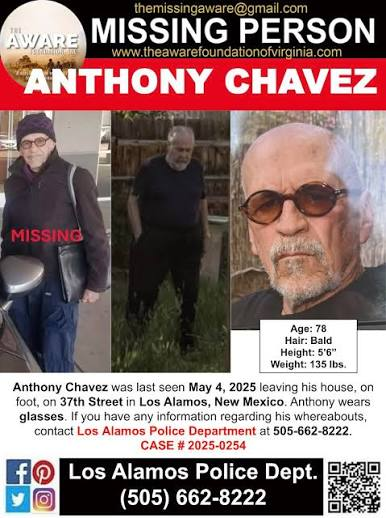 Anthony Chavez (missing since 5/4/25)
