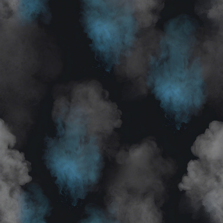 a dark, scary and smokey background using the colors black, dark grey, light grey and a li