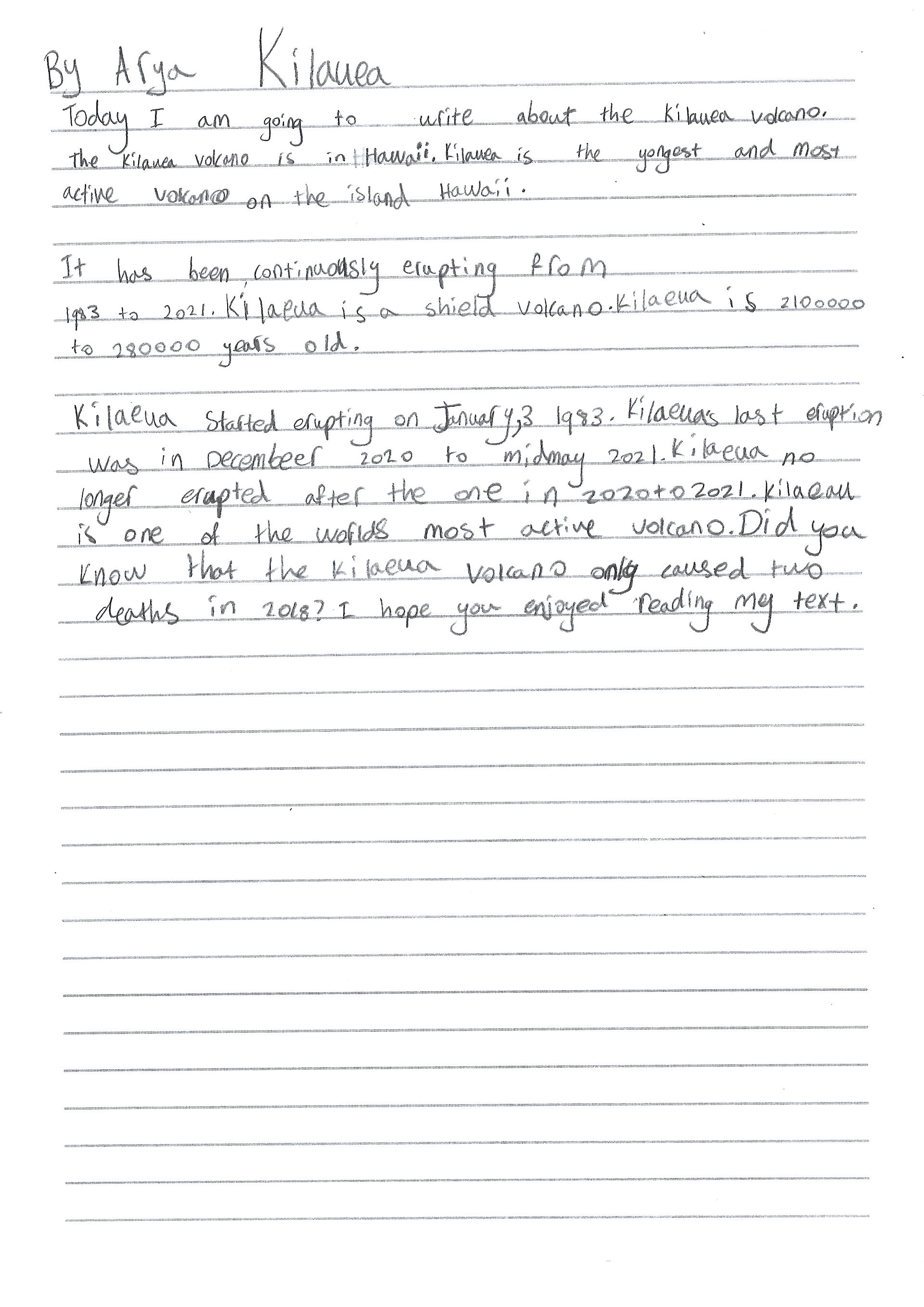 Nonfiction writing