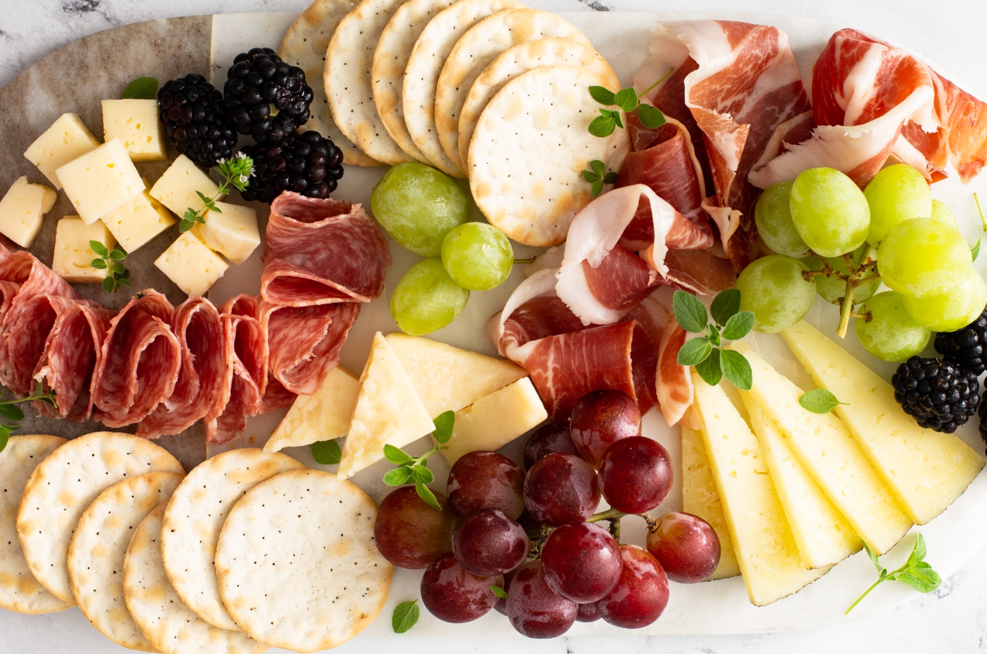 Arranged Food and Objects