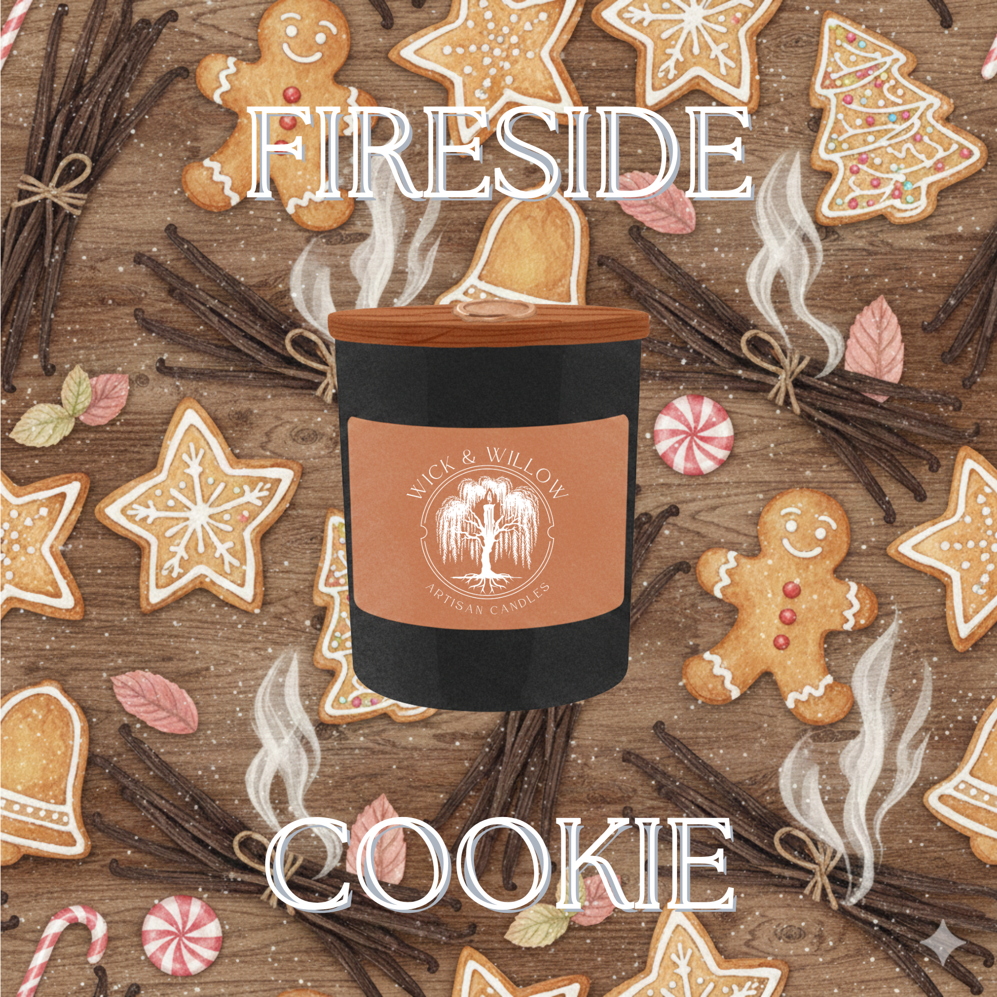 Fireside Cookie 8 oz Candle