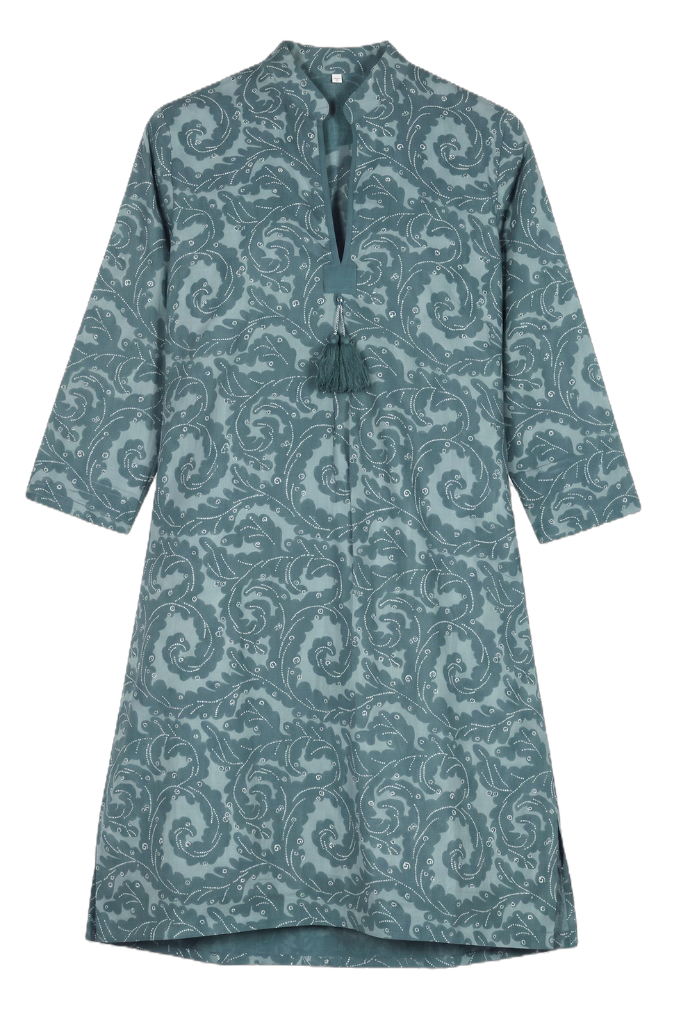 Thumbnail: Cotton Tunic "Aura Turchese con Nappina"