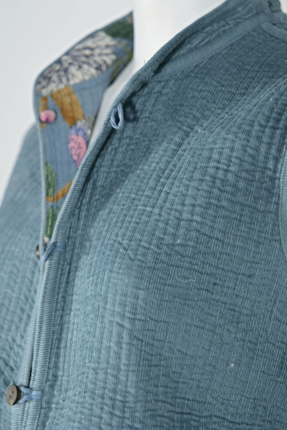 Miniatura: Gilet velluto a coste reversibile.