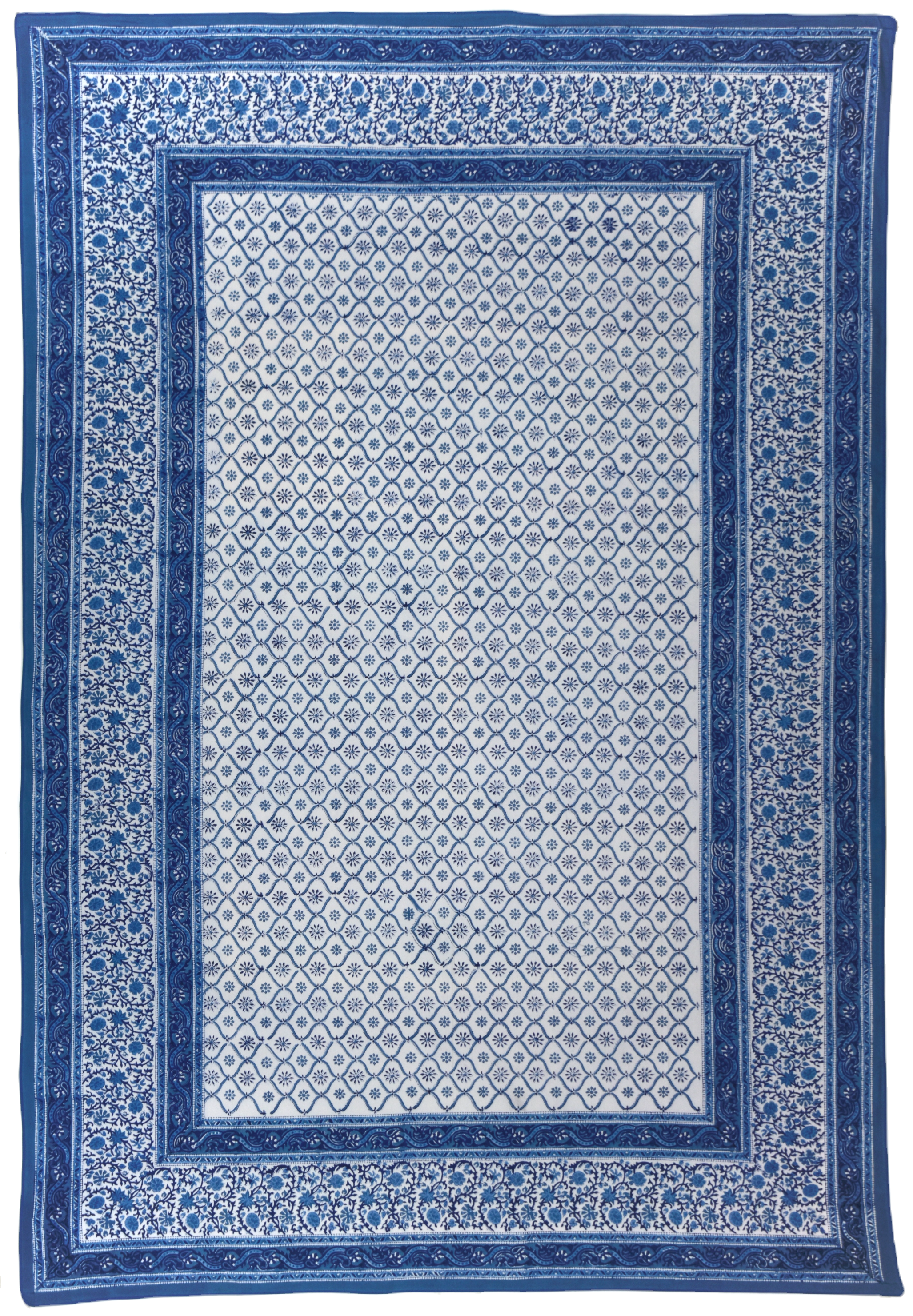 Mezzaro "Fior di Trama Blue"