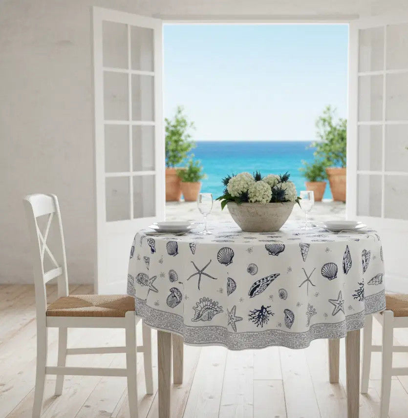 Miniature : Nappe Ronde Vagues Rivage