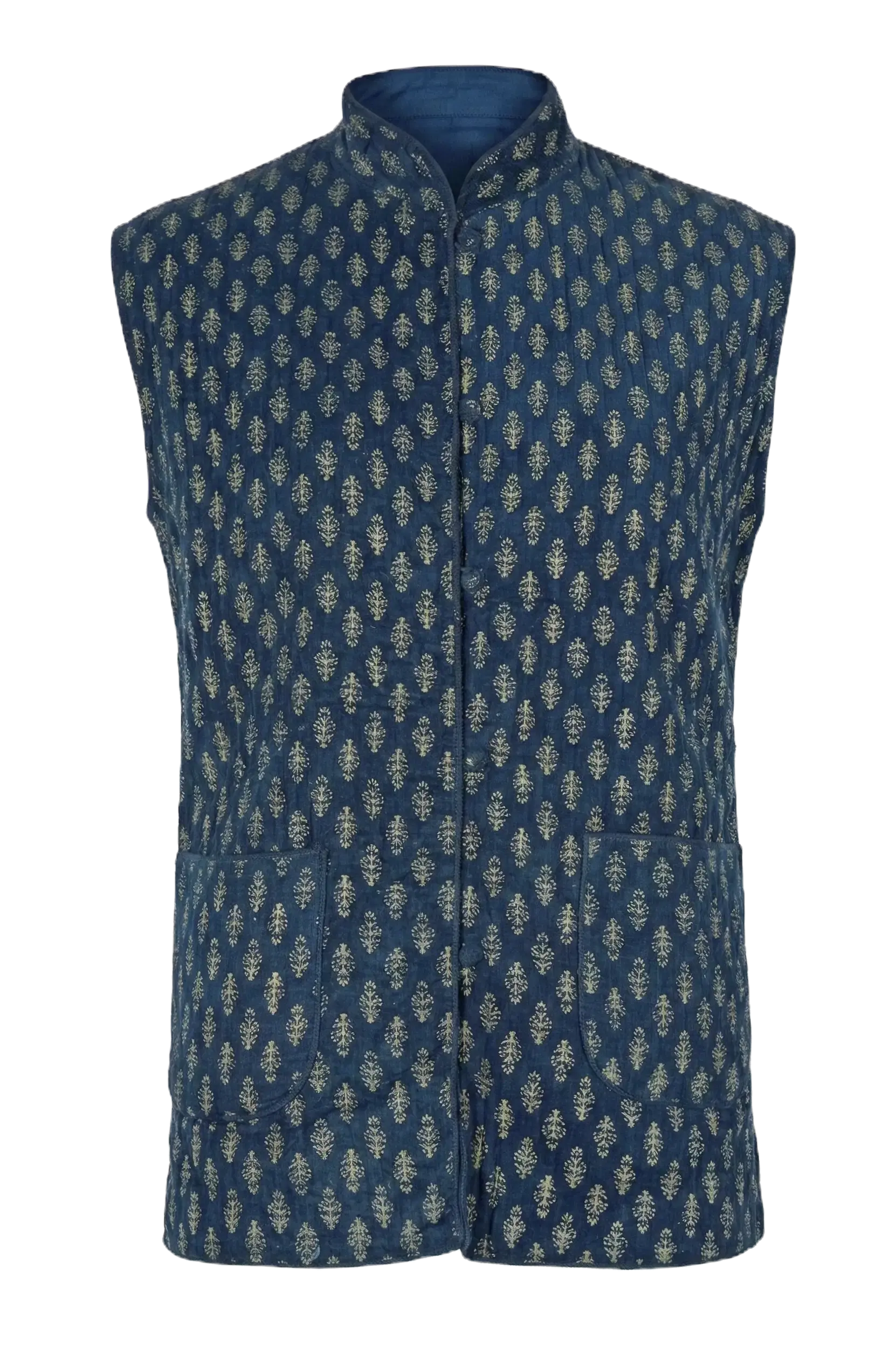 Reversible Ribbed Velvet Gilet "Akbar"