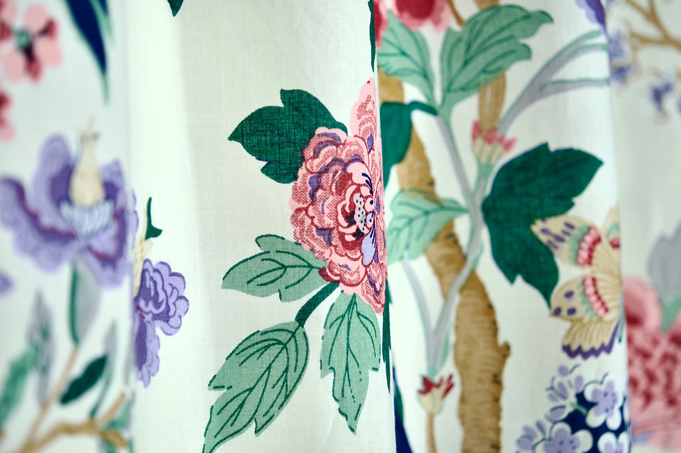Miniature : Rideau coton Oiseau Paradis 300x110cm (118x43in)