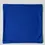 Miniature : Coussin en coton bleu uni 42x42 cm (16,5x16,5 po)