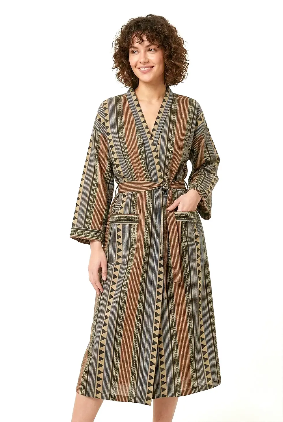 Miniatura: Kimono Cotone Taglia Unica Tribale