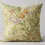 Miniature : Coussin en coton vert Liberty 42x42 cm (16,5x16,5 po)