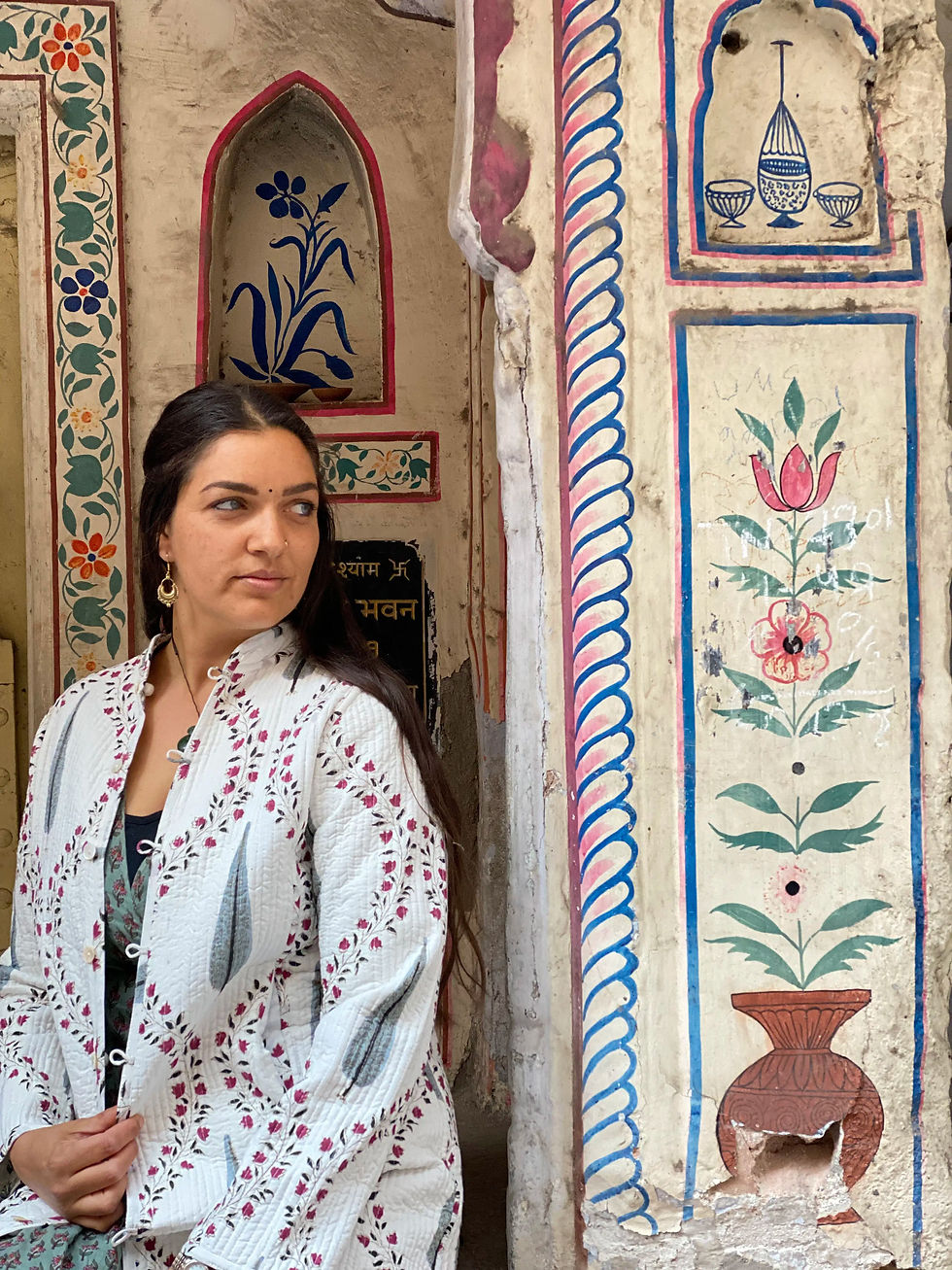 Miniatura: Cappotto Daya ~ Foresta Jaipur