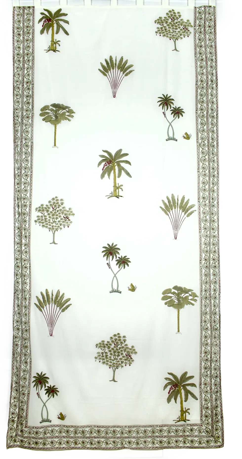 Baumwollvorhang „Big Palms“, 300 x 150 cm (118 x 59 Zoll)