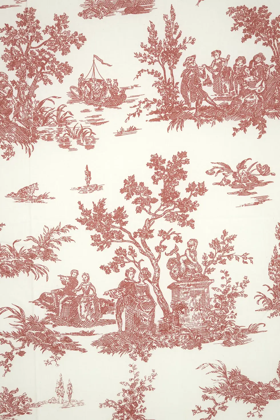 Miniature : Mezzaro Toile de Jouy Rouge