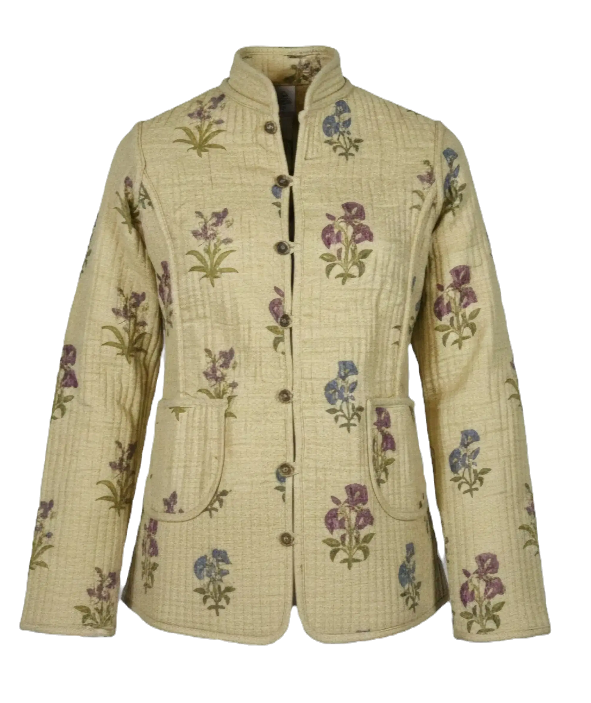 Giacca Cotone & Seta Cruda Sand & Bloom