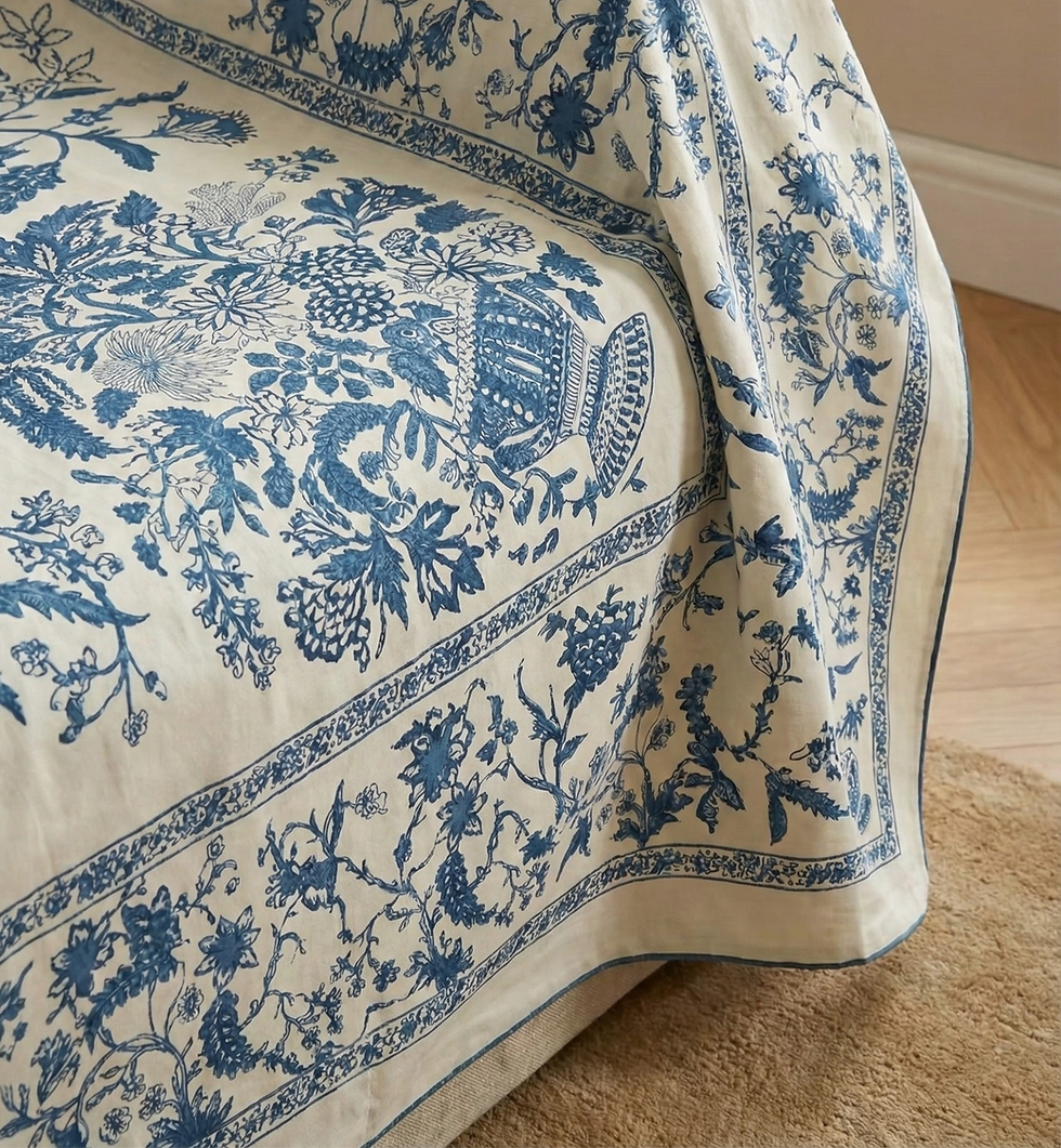 Miniatura: Mezzaro "Vaso Fiorito Blu"