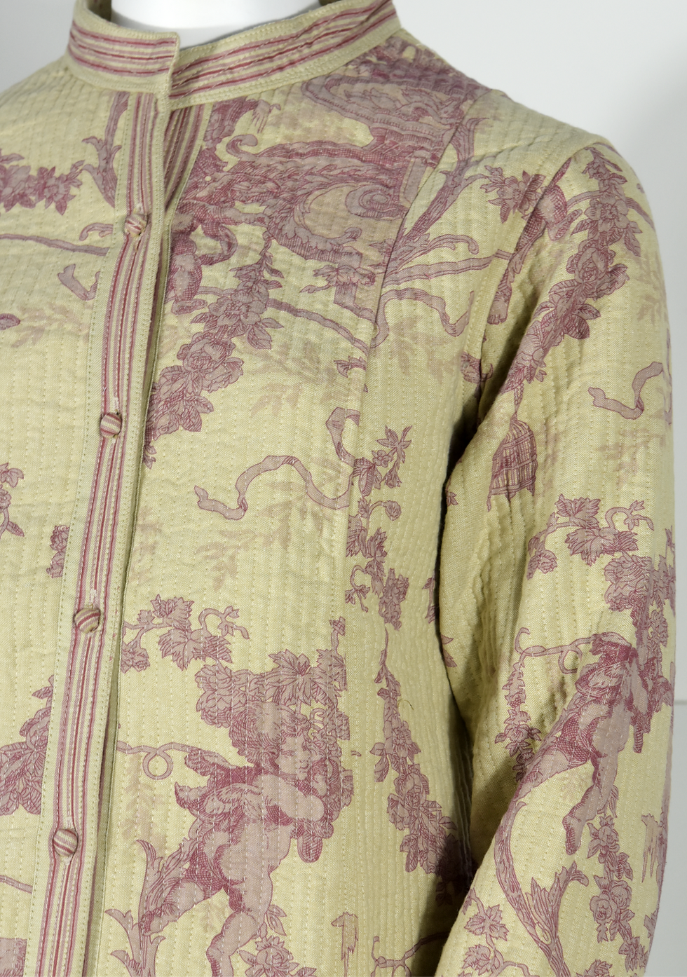 Miniatura: Giacca leggermente imbottita in cotone stampato con tasche laterali.  Il Mezzaro