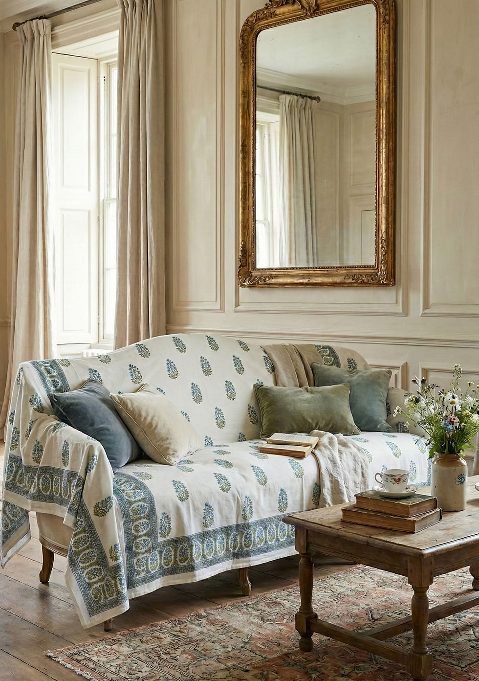 Miniature : Mezzaro Fleur d'Eau Bleue