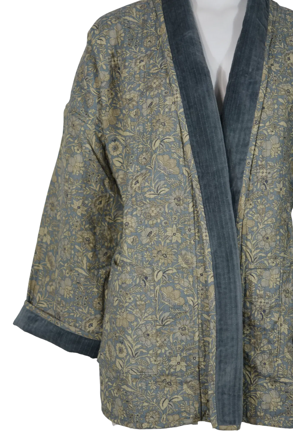 Miniature : Veste Kimono Velora Velours Coton