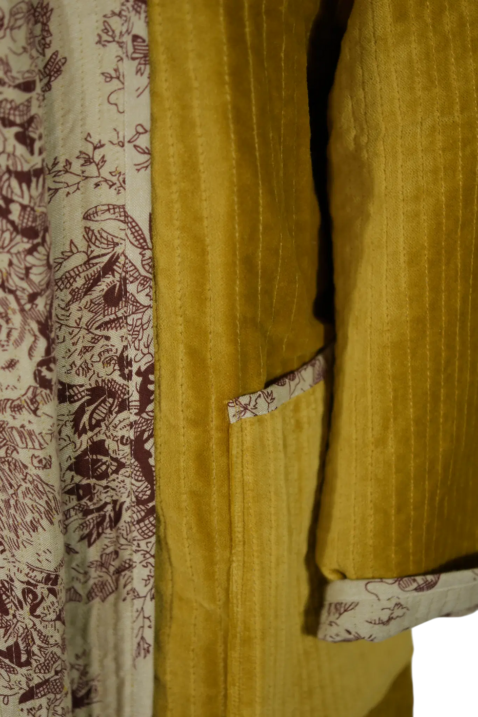 Miniature : Veste Kimono Floren Velours Coton