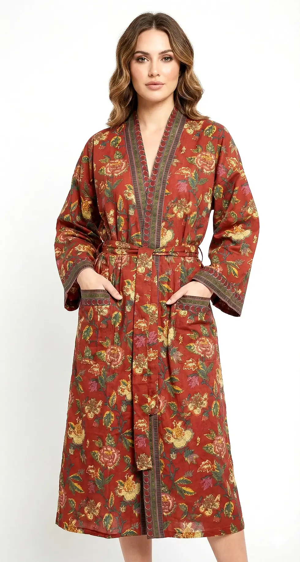 Miniature : Kimono coton taille unique Jardin Épicé