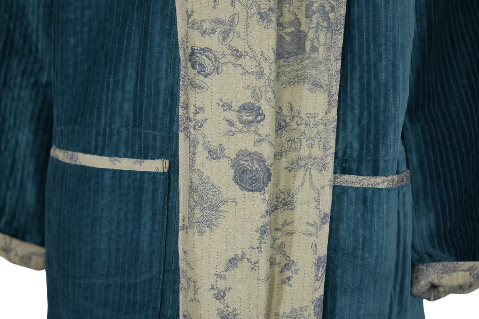 Miniature : Veste Kimono Lysel Velours Coton