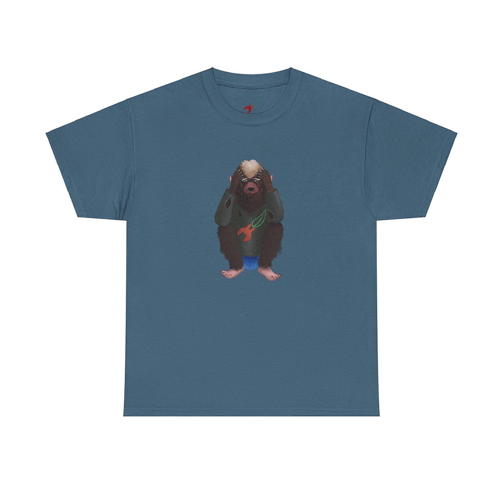 Thumbnail: BoyCub, emBEARassed. Cotton T-shirt