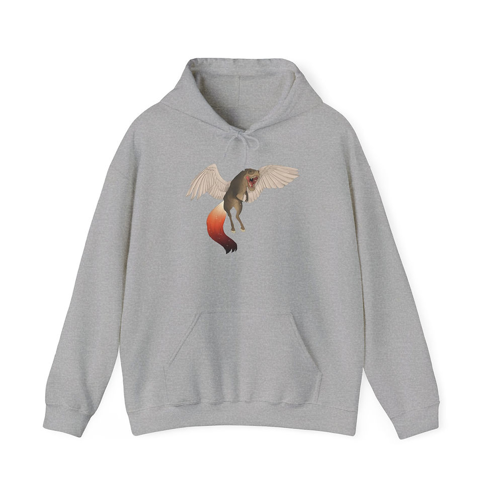 Thumbnail: Pegasaurus Rex Hooded Sweatshirt