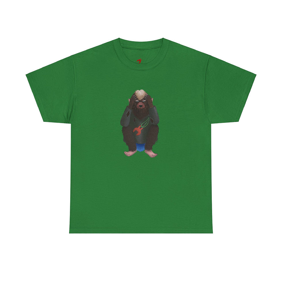 Thumbnail: BoyCub, emBEARassed. Cotton T-shirt