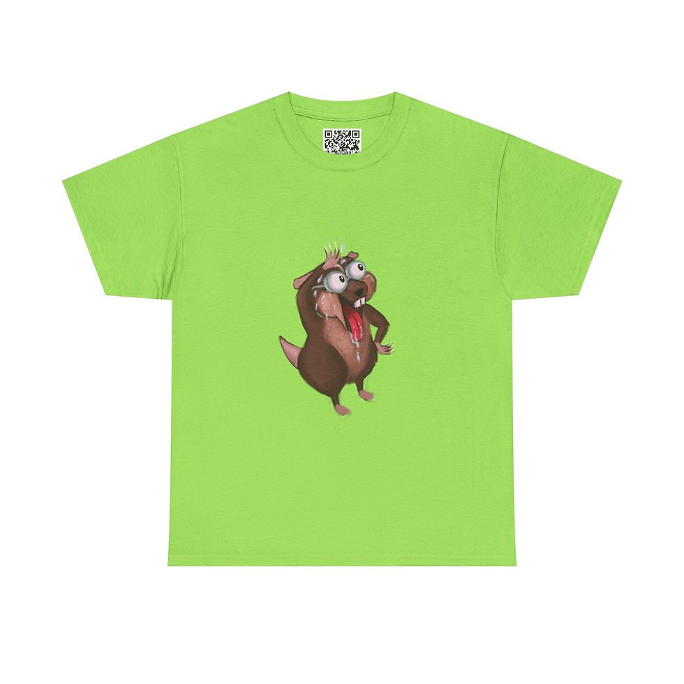 Thumbnail: Excited GophMouse Cotton T-shirt