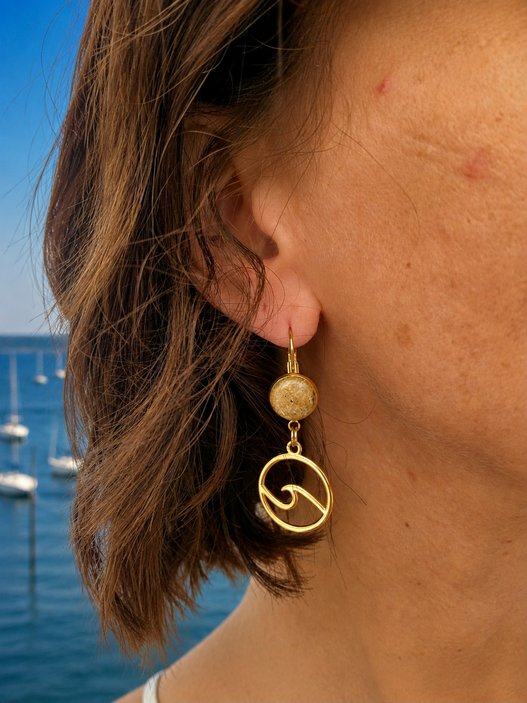 Boucles d'oreilles Azuréa