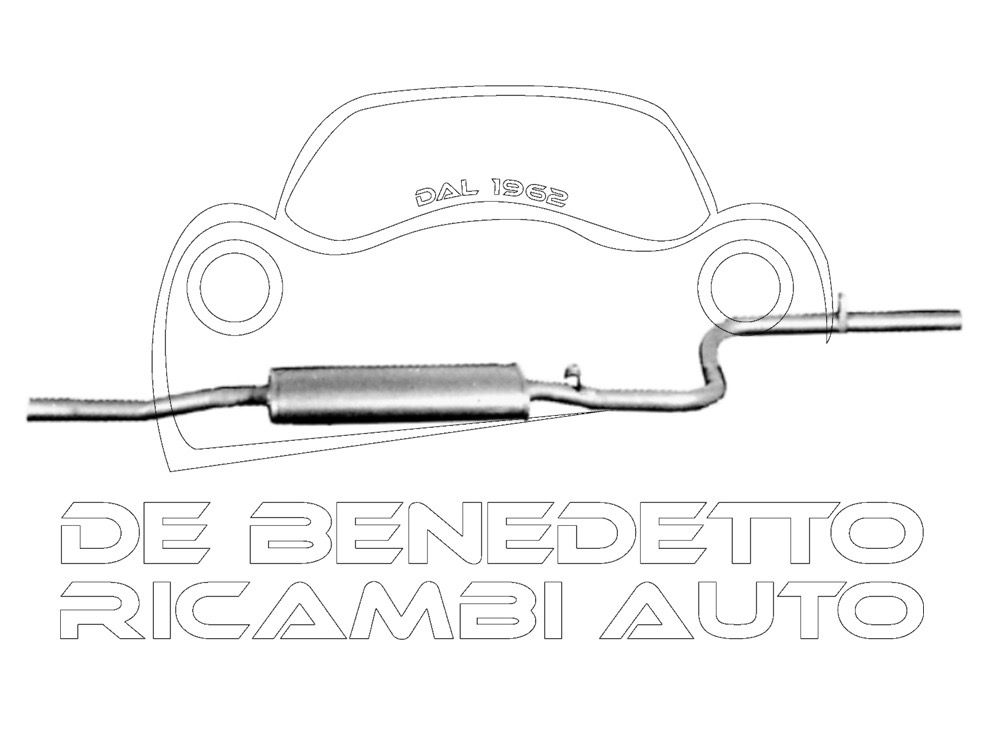 MARMITTA POSTERIORE FIAT RITMO 