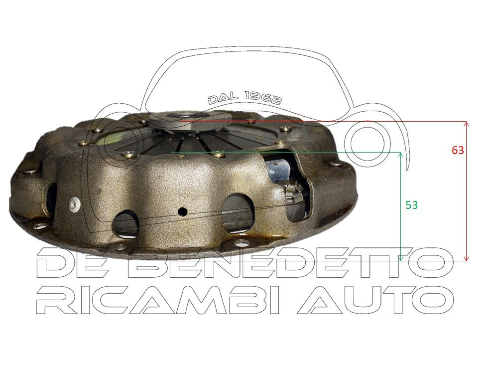 4614455 SPINGIDISCO FRIZIONE FIAT 615 N/N1 616 N/N1 625 N N1 *RIGENERATO*