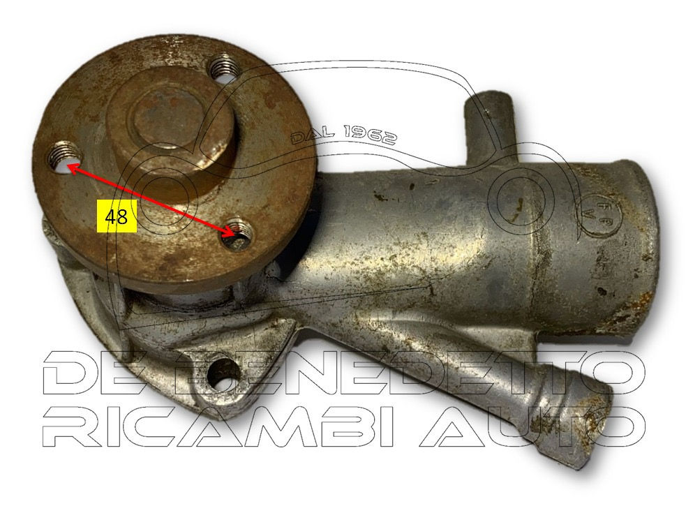 PA0003 POMPA ACQUA FIAT 1100