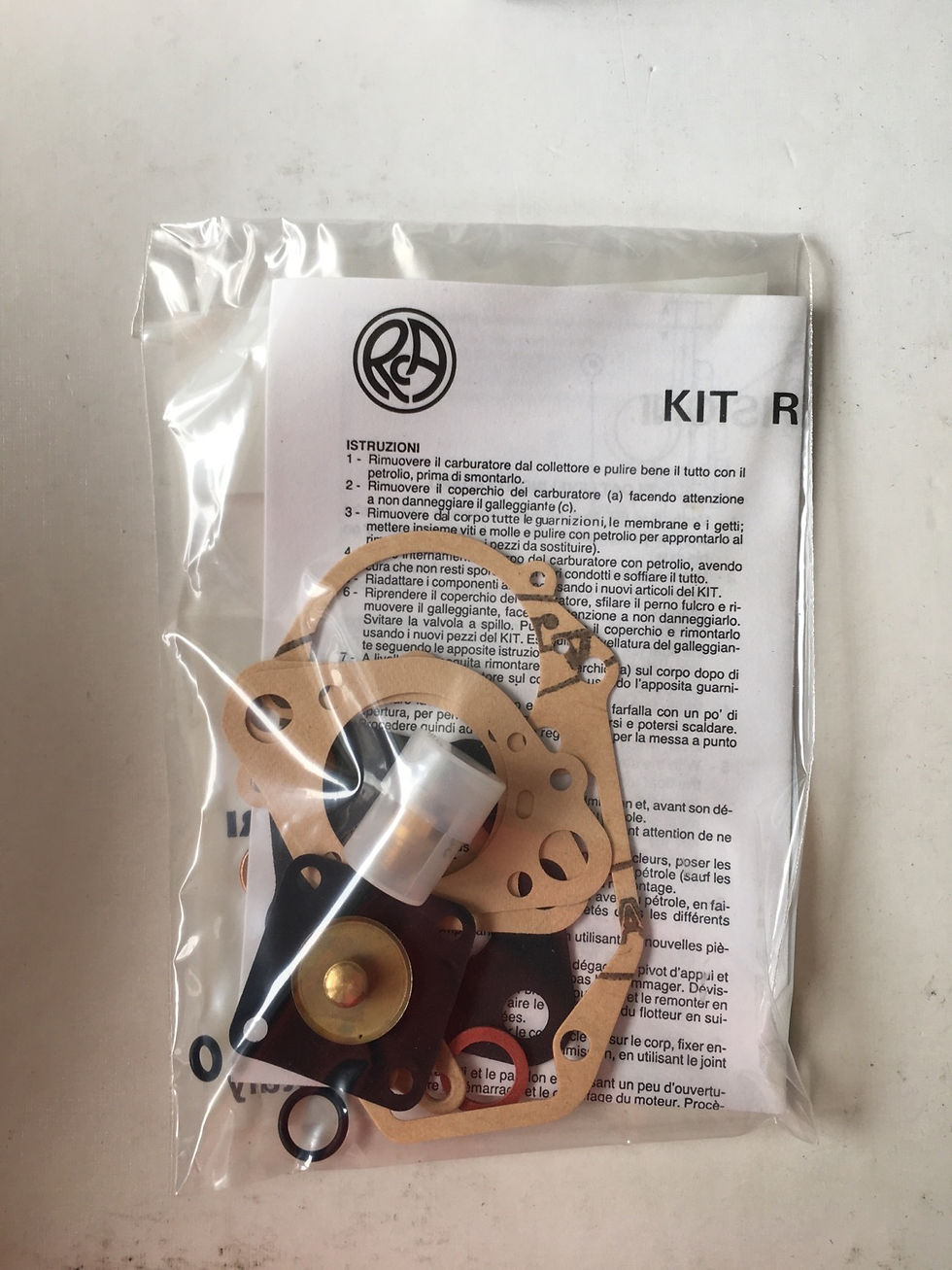 Miniatura: K801SE KIT GUARNIZIONI CARBURATORE FIAT RITMO FIAT PANDA
