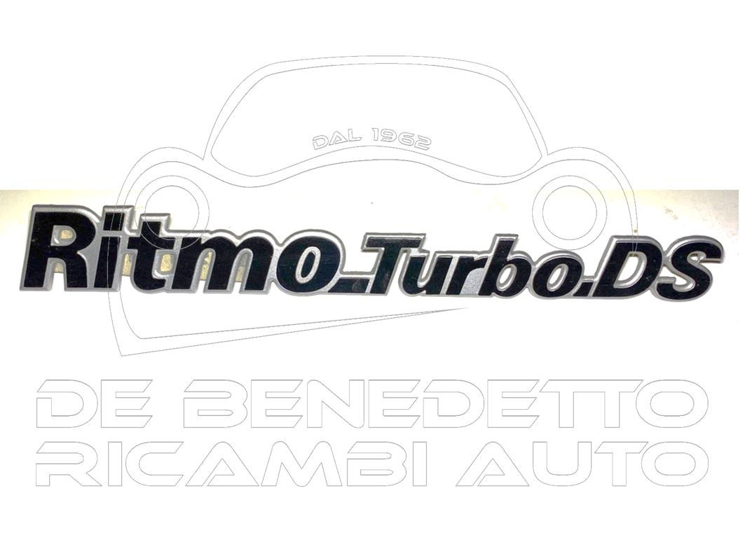 FREGIO SCRITTA FIAT RITMO TURBO DS