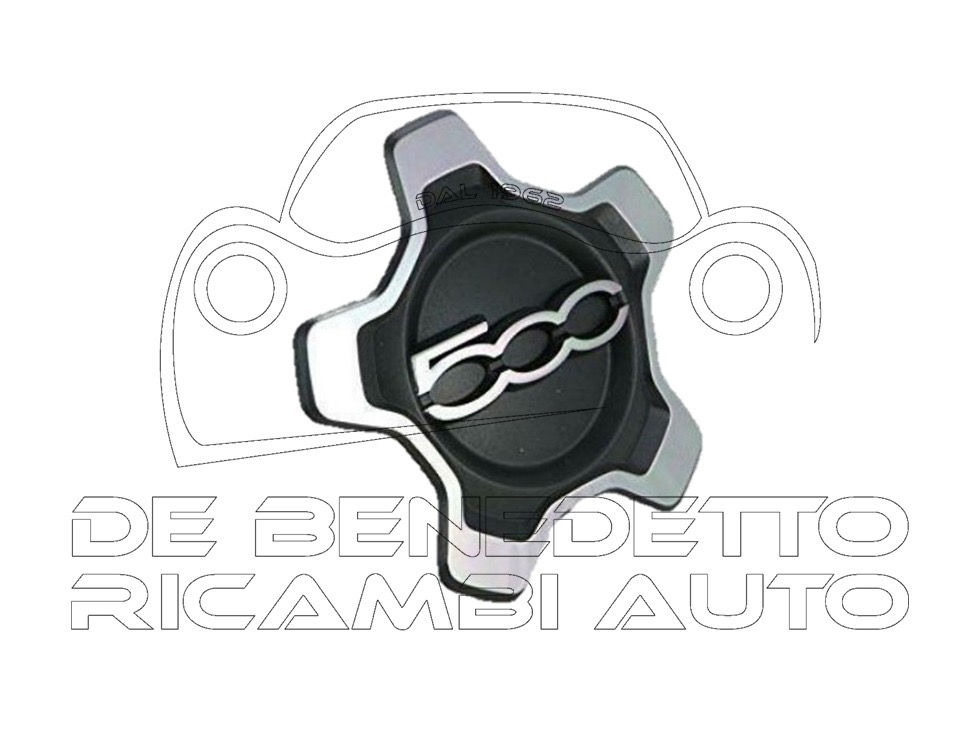 735626312 COPPETTA BORDO CROMATO FIAT 500X