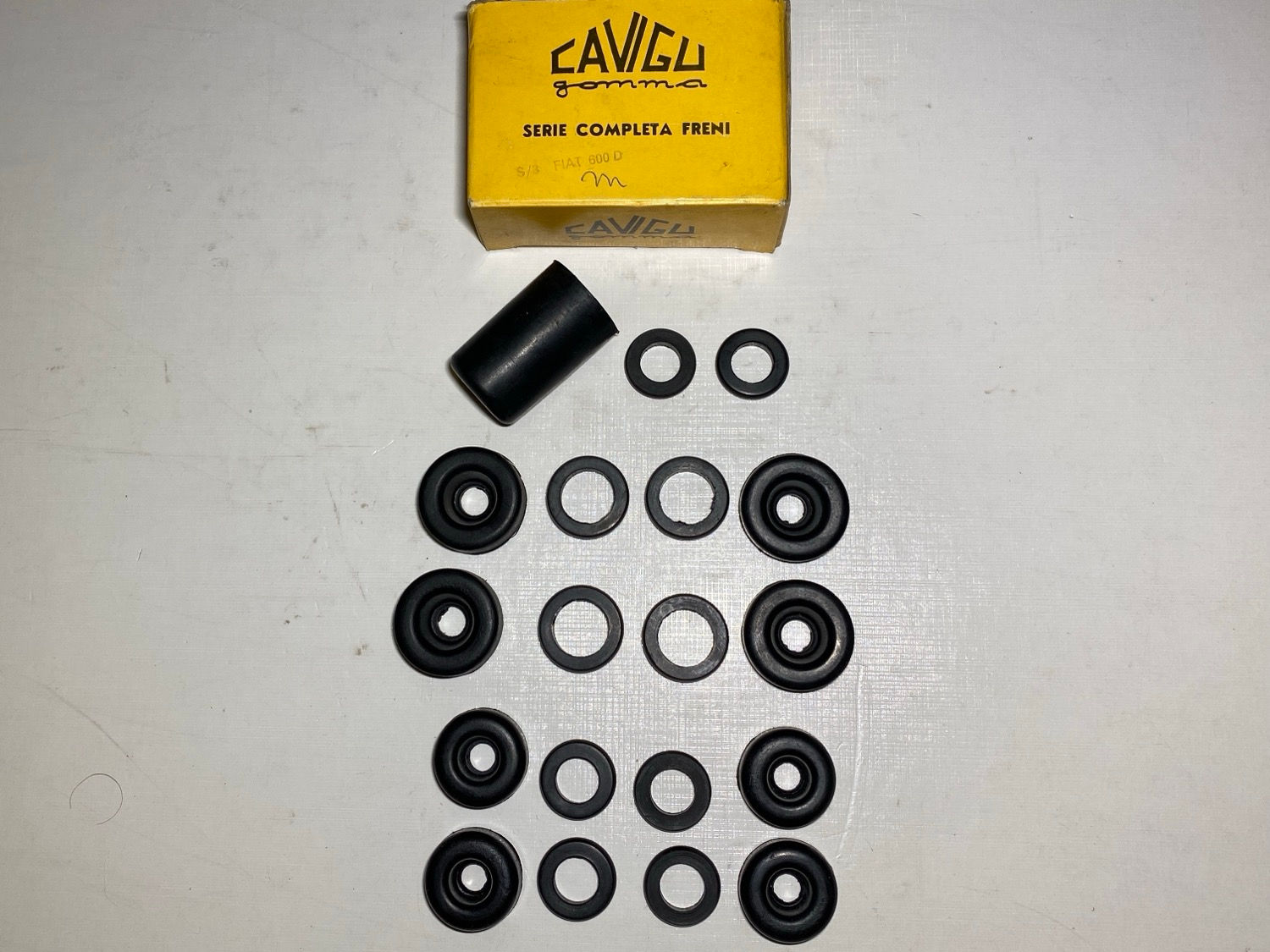 SERIE FRENI COMPLETA FIAT 600 D 
