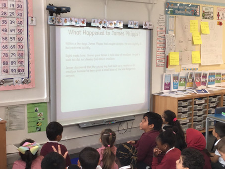 Year 1: “Vaccines are safe, effective and lifesaving” Alexander Azar. What have cows got to do with