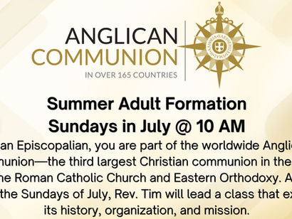 July Sunday Adult Formation