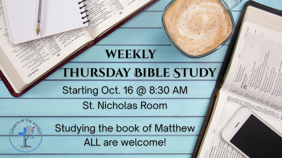 Thursday Bible Study