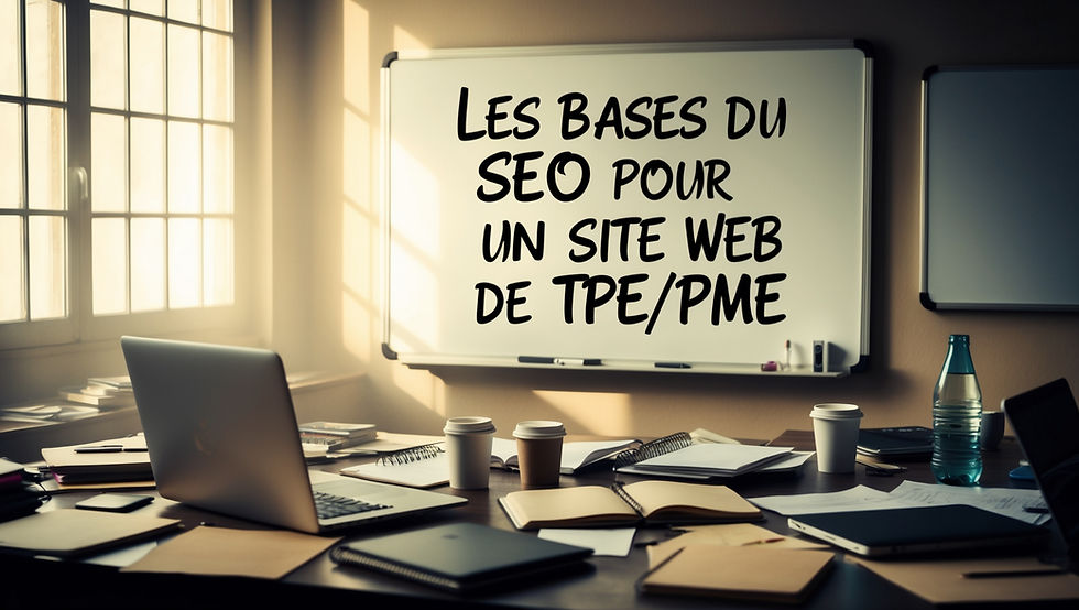 Bureau d'une TPE/PME à la recherche de son SEO